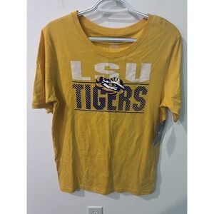 Team Athletics LSU Tigers Officially Licensed Women's Shirt Yellow Size XXL
